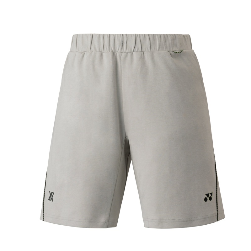 Yonex 30103EX Sweat Short Unisex - Grayish Beige - VA - Viktor Axelsen ...