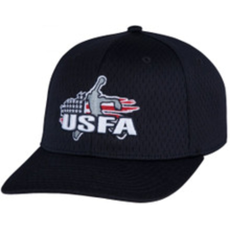 USFA Flex-Fit Navy Wool 4-stitch Umpire Plate Cap - Pro Performance ...