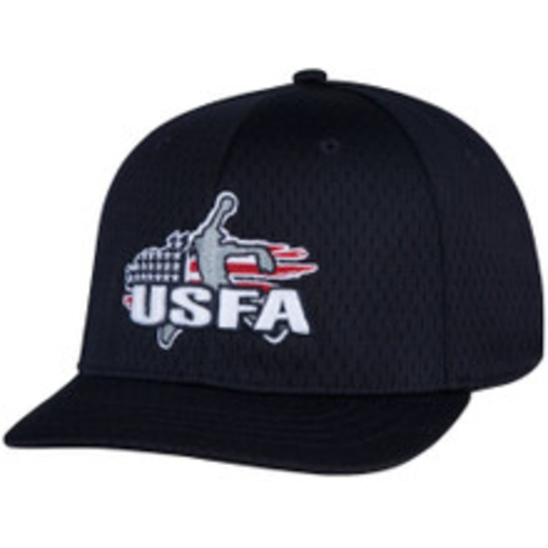 USFA FITTED NAVY WOOL 4-STITCH CAP - Pro Performance Sports Hub