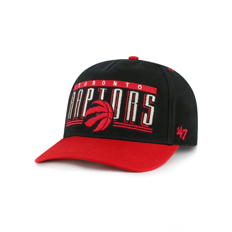 47 Raptors Double Header Baseline 47 Hitch Toronto Raptors Snapback Hat - Pro ...